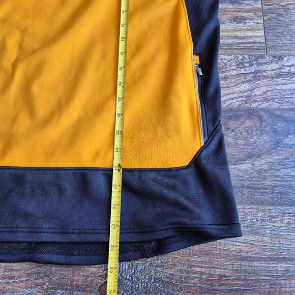 Pearl Izumi Elite Series Thermal Cycling Hooded 1/4 Zip Jacket Orange Black - Picture 13 of 13